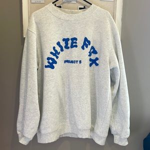 white fox sweatshirt